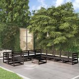 vidaXL - 11-delige - Loungeset - massief - grenenhout