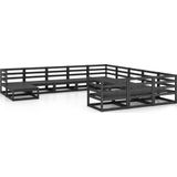 Vidaxl - 12-tlg. Garten-Lounge-Set Massivholz Kiefer