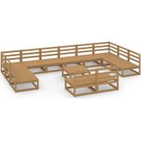 Vidaxl - 13-tlg. Garten-Lounge-Set Massivholz Kiefer