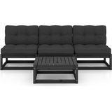 VidaXL-4-delige-Loungeset-met-kussens-massief-grenenhout