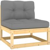 Vidaxl - 4-tlg. Garten-Lounge-Set mit Kissen Kiefer Massivholz
