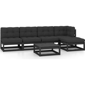 Vidaxl - 6-tlg. Garten-Lounge-Set mit Kissen Kiefer Massivholz