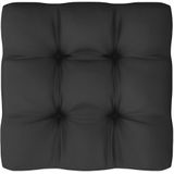 Vidaxl - 9-tlg. Garten-Lounge-Set mit Kissen Schwarz Massivholz Kiefer