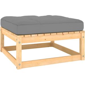 vidaXL 12-tlg. Garten-Lounge-Set mit Kissen Massivholz Kiefer