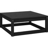 Vidaxl - 10-tlg. Garten-Lounge-Set mit Kissen Schwarz Massivholz Kiefer
