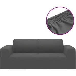 Bankhoes - Antraciet - 100% Polyester Jersey - Geschikt voor 2-zits Banken