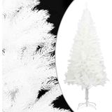 Künstlicher Weihnachtsbaum mit Beleuchtung & Kugeln Weiß 180 cm vidaXL