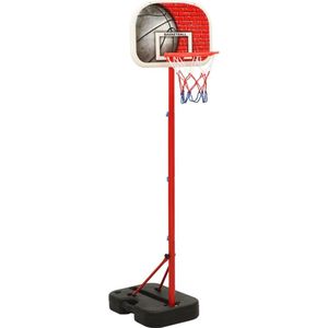 vidaXL - Basketbalset - draagbaar - verstelbaar - 138,5-166 - cm