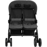vidaXL-Tweelingkinderwagen-staal-donkergrijs