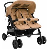 vidaXL-Tweelingkinderwagen-staal-taupe