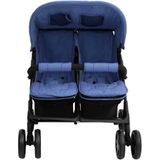 vidaXL-Tweelingkinderwagen-staal-marineblauw
