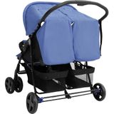 vidaXL-Tweelingkinderwagen-staal-marineblauw
