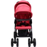 vidaXL-Tweelingkinderwagen-tandem-staal-rood