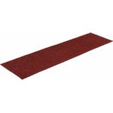 vidaXL Trapmatten - Bordeaux Rood - Polypropyleen - 15 Stuks