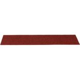 vidaXL Trapmatten - Bordeaux Rood - Polypropyleen - 15 Stuks