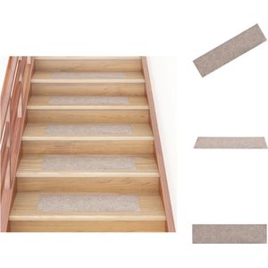 Trapmat - Antislip - Polypropyleen - Bruin