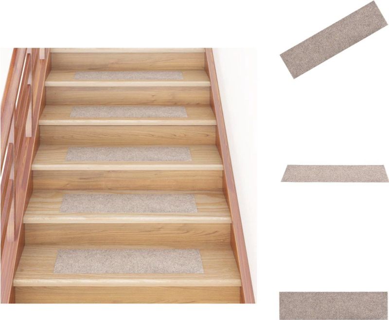 Trapmat - Antislip - Polypropyleen - Bruin