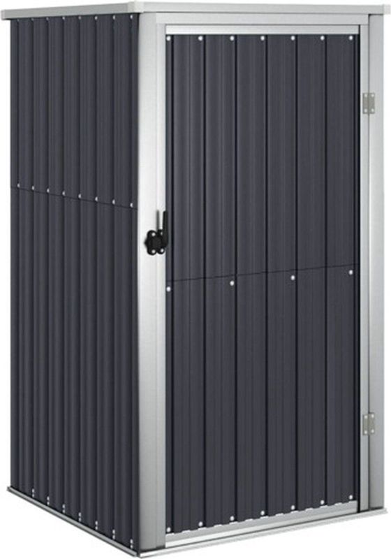 Gerätehaus Anthrazit 88x89x161 cm Verzinkter Stahl Vidaxl