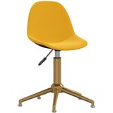 vidaXL-Eetkamerstoelen-draaibaar-2-st-fluweel-mosterdgeel