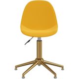 vidaXL-Eetkamerstoelen-draaibaar-2-st-fluweel-mosterdgeel