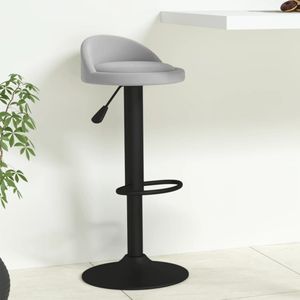 Barhocker Hellgrau Samt Vidaxl