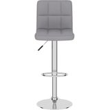 vidaXL Barhocker Hellgrau Stoff