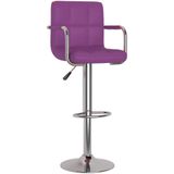 Barhocker 2 Stk. Lila Kunstleder Vidaxl