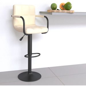 Barhocker Creme Stoff Vidaxl