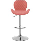 Barhocker 2 Stk. Rosa Samt Vidaxl