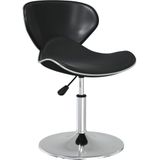vidaXL Eetkamerstoelen 2 st kunstleer zwart