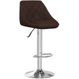 vidaXL Barhocker 2 Stk. Braun Kunstleder