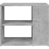vidaXL Beistelltisch Betongrau 60x30x50 cm Holzwerkstoff