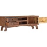 TV-Schrank 110x30x40 cm Raues Mangoholz vidaXL