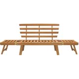 vidaXL Gartenbank 2-in-1 190 cm Massivholz Akazie