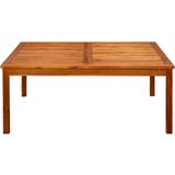 VidaXL Tuintafel 110x110x45 cm - Massief Acaciahout