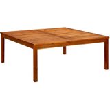 VidaXL Tuintafel 110x110x45 cm - Massief Acaciahout