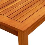 vidaXL - Tuintafel - 50x35x36 - cm - massief - acaciahout