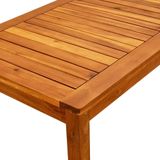 vidaXL Garten-Couchtisch 90x50x36 cm Massivholz Akazie