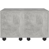 vidaXL Couchtisch Betongrau 60x60x38 cm Holzwerkstoff