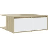 vidaXL-Salontafel-80x80x31-cm-spaanplaat-wit-en-sonoma-eikenkleurig