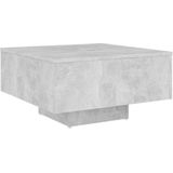 VidaXL Salontafel 60x60x31,5 cm Spaanplaat Betongrijs