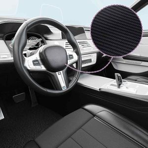 vidaXL 3D Autofolie - Zwart - 100x150 cm + 50x150 cm - Hoogwaardig PVC