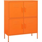 VidaXL-Opbergkast-80x35x101,5-cm-staal-oranje