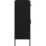 vidaXL-Opbergkast-80x35x101,5-cm-staal-zwart