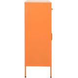 vidaXL Opbergkast 80x35x101,5 cm staal oranje - Staal 336165