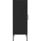 vidaXL-Opbergkast-42,5x35x101,5-cm-staal-zwart