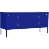 vidaXL-Tv-meubel-105x35x50-cm-staal-marineblauw