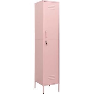 VidaXL-Lockerkast-35x46x180-cm-staal-roze