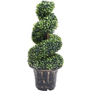 vidaXL-Kunstplant-met-pot-buxus-spiraal-89-cm-groen