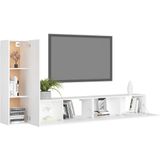vidaXL-3-delige-Tv-meubelset-spaanplaat-wit